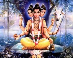Lord Dattatreya incarnation of the Divine Trinity
Brahma, Vishnu and Mahesh-Shiva
