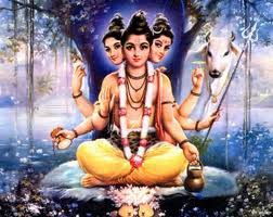 Lord Dattatreya incarnation of the Divine Trinity
                                            Brahma, Vishnu and Mahesh-Shiva