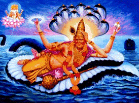 Swami samarth Lord Vishnu pose photo